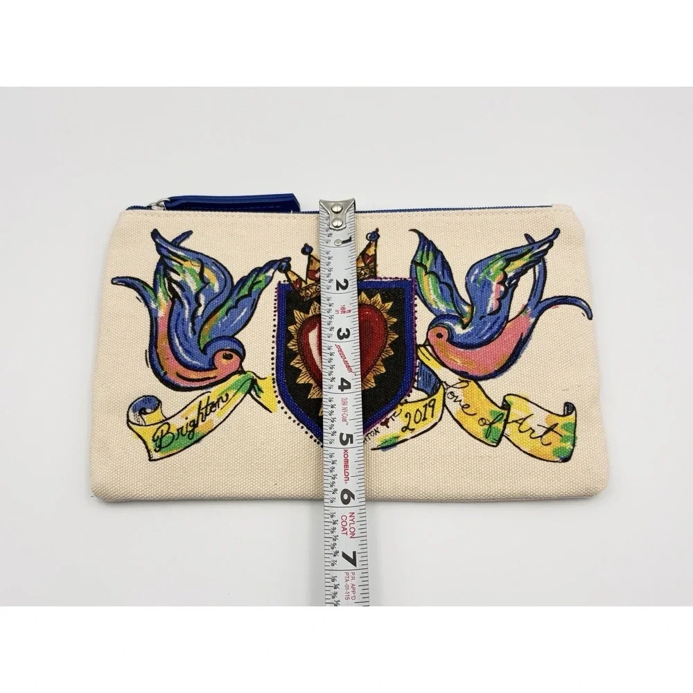 Brighton‎ Canvas Travel Makeup Bag Tattoo Sacred Heart Vacation Pouch Cosmetic 3